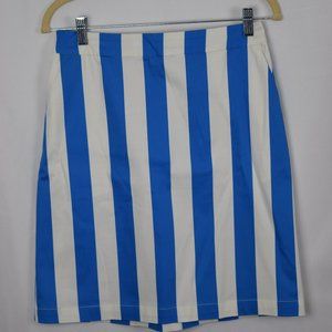 Boden Striped Marine Skirt